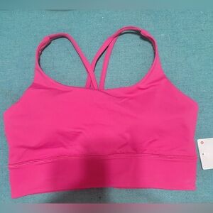 NWT ❤️Lululemon ❤️ ENERGY Long Line Bra size 10 Raspberry Coulis